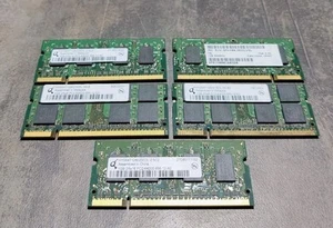 Job Lot x 5 X 1gb Hys64t128021hdl-3s-b Laptop Memory Ram - Photo 1/3