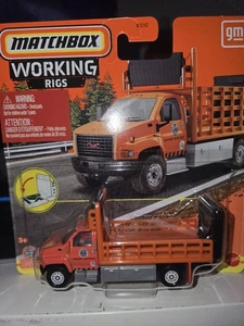 Matchbox Real Working Rigs GMC 3500 Attenuator Truck - Picture 1 of 3