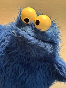 Vintage Cookie Monster Muppet Puppet from Jim Henson's Inc. Sesame Street Hand Y - Picture 1 of 10