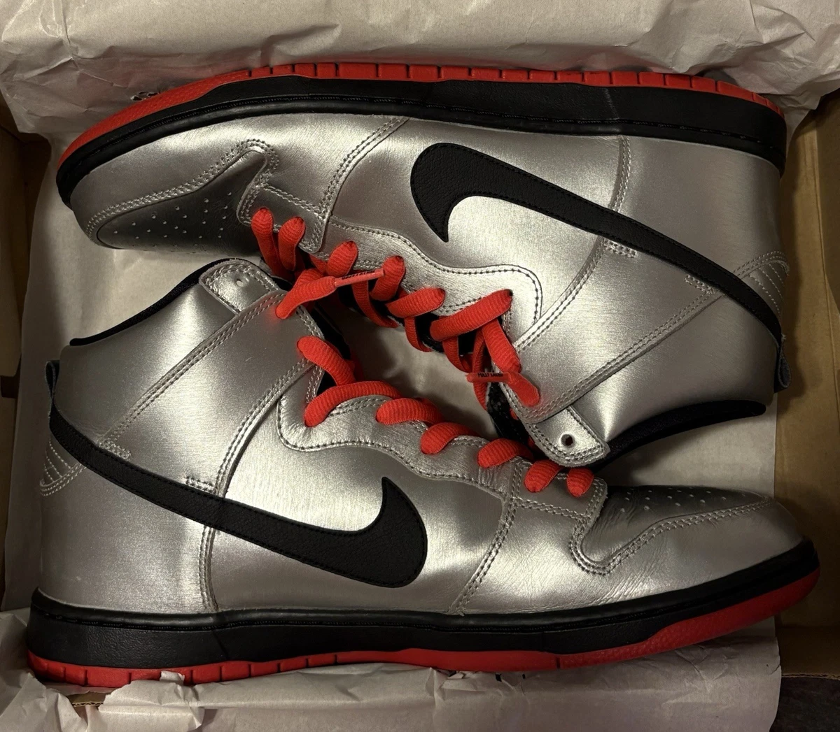 NIKE ナイキ　ダンク ハイSBシルバーボックス ナイキ ダンク SB ハイ シルバー ボックス NIKE ナイキ/SBダンクハイ