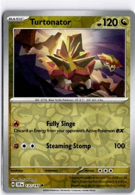 Turtonator Uncommon SV08: Surging Sparks 137/191 NM - Image 1 of 2