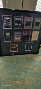 Vintage poster jazz festival 1982 And Up Beautiful Glass And Frame 26x26 Used US - Picture 1 of 11