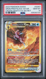 Origin Forme Palkia VSTAR (Secret) GG67/GG70 Crown Zenith: Galarian Gallery Holo - Picture 1 of 2
