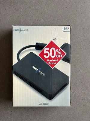 Power Wave PS2 Slim Line Multitap GS-706 – Brand New & Sealed - Imagen 1 de 4