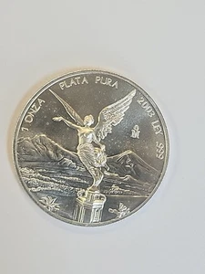 MEXICO 2003 PLATA PURA  1 OZ .999 SILVER - Picture 1 of 3