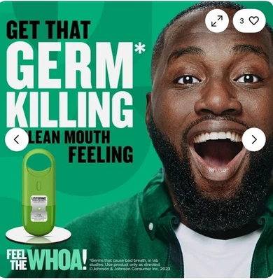 Listerine Freshburst Pocketmist Mouthwash Spray Sugar Free Mint 7.7mL Pack of 6 - Image 1 of 4