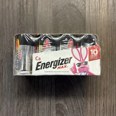 Energizer MAX C8 Batteries (8 Pack) C Cell Alkaline Long-Lasting - Image 1 of 4