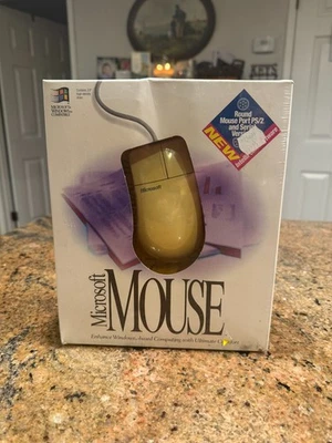 Microsoft Mouse With Intellipoint Software For Windows BRAND NEW NEVER OPENED - Image 1 of 3