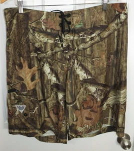 Columbia PFG Men’s 38 Offshore Omni-Shade Board Shorts Fishing Swim Camo 11" - Picture 1 of 5