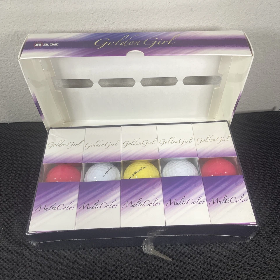 Ram Golden Girl Multicolor 15 Golf Balls Brand New Pink Yellow White Super Soft - Image 1 of 1
