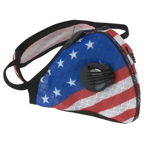 Activated Carbon Air Purifying Face Mask Cycling Reusable Filter Haze Valve USA - Picture 1 of 7