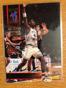 1995 Signature Draft Day Kurt Thomas Texas Christian TCU autograph RC - Foto 1 di 1