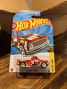 Hot Wheels 2022 autos art hw 4/10 '69 camioneta Chevy 108/250 difícil de encontrar - Imagen 1 de 1