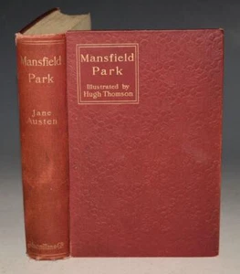 J Austen Mansfield Park Illustrated Thomson Fanny Price Aunt Household 1897 1st - Picture 1 of 3