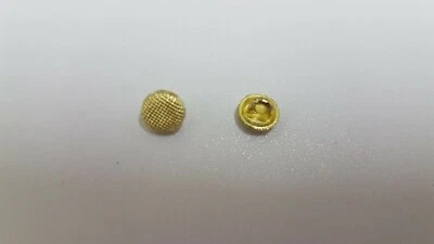 0024 Buttons For Sewing/Craft 19 pcs  new gold stude 8mm - Image 1 of 2