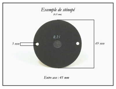Sténopé, Pinhole, Lochblende, Stenopeico, Sténocaméra, Stenocamera Disc STD49 - Immagine 1 di 4