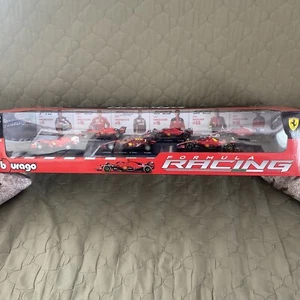 Bburago Ferrari Racing Formel 1 F1 Maßstab 1:43 Die Cast Metall 6 Autos Pack Set - Bild 1 von 6
