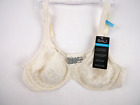 Bali Women's Passion for Comfort Back Smoothing Underwire Bra 42D NEW Pearl Lace