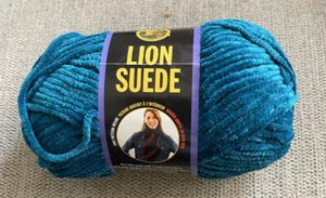 Löwenmarke Wildleder sperriges Garn Farbe 178 türkis 3 Unzen je 122 Yard eingestellt - Bild 1 von 5