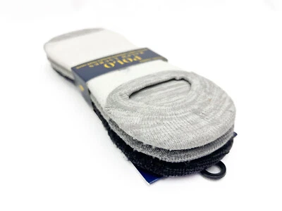 Polo Ralph Lauren Mujer 3-pk Corte Alto Forro Calcetines Talla 9-11 Se Ajusta a Zapato Talla 4-10.5 Foto 1 de 4