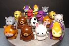 2002 TOMY MICROPETS SERIES 1 LOT DE (16) COMPREND LE LAPIN BLANC UTILISÉ TOUT TRAVAIL