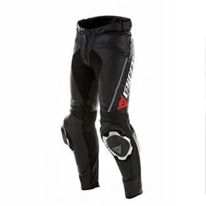 DAINESE DELTA PRO LEATHER PANTS DAINESE BLACK/BLACK - Picture 1 of 3