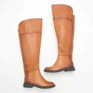 Bota Franco Sarto Mediana Cuero de becerro Eje Alto -Battina-Coñac (7m) a476558 - - Imagen 1 de 5