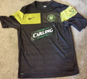 Nike CARLING Celtic Football Club FC Jersey Men’s Size M Green Black - Imagen 1 de 6