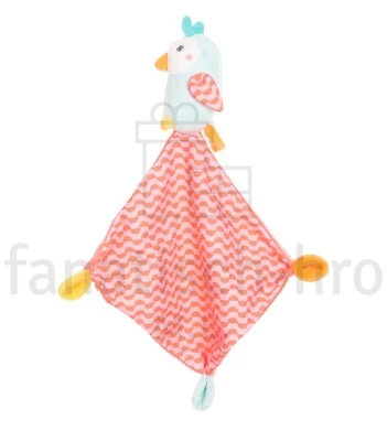 PUSBLU Baby Schmusetuch Vogel Kakadu Kuscheltuch Schnuffeltuch 386592 DM