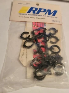 RPM Quick Adjust Spring Clips for Team Losi Vintage Style Shocks xx xxt 7032 - Picture 1 of 1