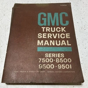 1967 GMC Truck Service Manual Series 7500, 8500, 9500, 9501 X-6834 Repair - Bild 1 von 4