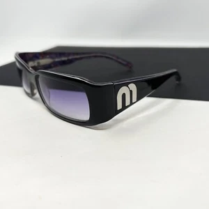 Lunettes de soleil MIU MIU cadre mod. SMU04F noir violet 56-18-130 - Photo 1/15