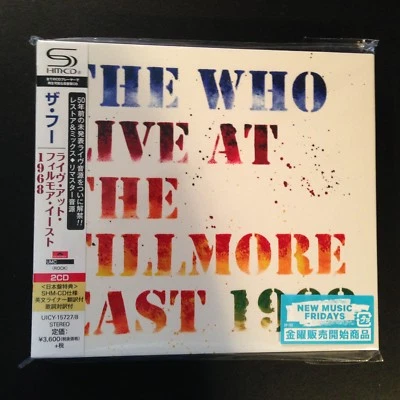 Live At The Fillmore East 1968 by The Who (SHM-CD, Dual Disc, Japan) Foto 1 de 2