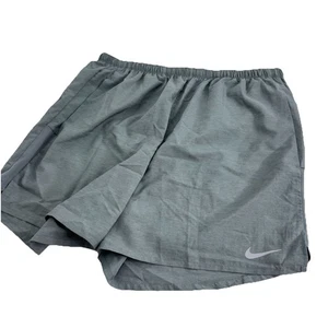 Nike Running Shorts Mens 2XL Gray Dri-FIT Athletic Lined Pockets Drawstring - Picture 1 of 7