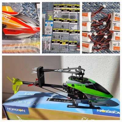 Blade 150 S BNF Basic BLH54550 mit Tuningteilen Ersatzteilen 8x Akku  - Bild 1 von 4