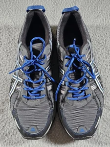 ASICS Gel Venture 5 Shoes Mens Size 12 Gray Blue Trail Running Sneakers T5N3N - Picture 1 of 15