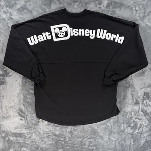 Spirit Jersey Walt Disney World Est. 1971 Black Long Sleeve T Shirt Women M  - Picture 1 of 8