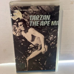 Tarzan, The Ape Man Rare VHS Johnny Weissmuller - Picture 1 of 3