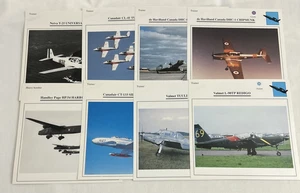collection of 8 warplane cards. excellent mint condition. #Z701 - Bild 1 von 5