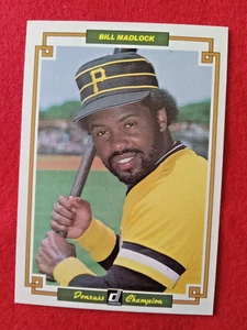 1984 DONRUSS GRAND CHAMPION BB #1 3"×5" Card#22 BILL MADLOCK  NRMT/MT - Picture 1 of 3
