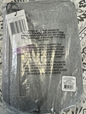 New, Vera Bradley Lighten Up Water Bottle Crossbody Bag MEDIUM HEATHER GRAY - Image 1 of 4