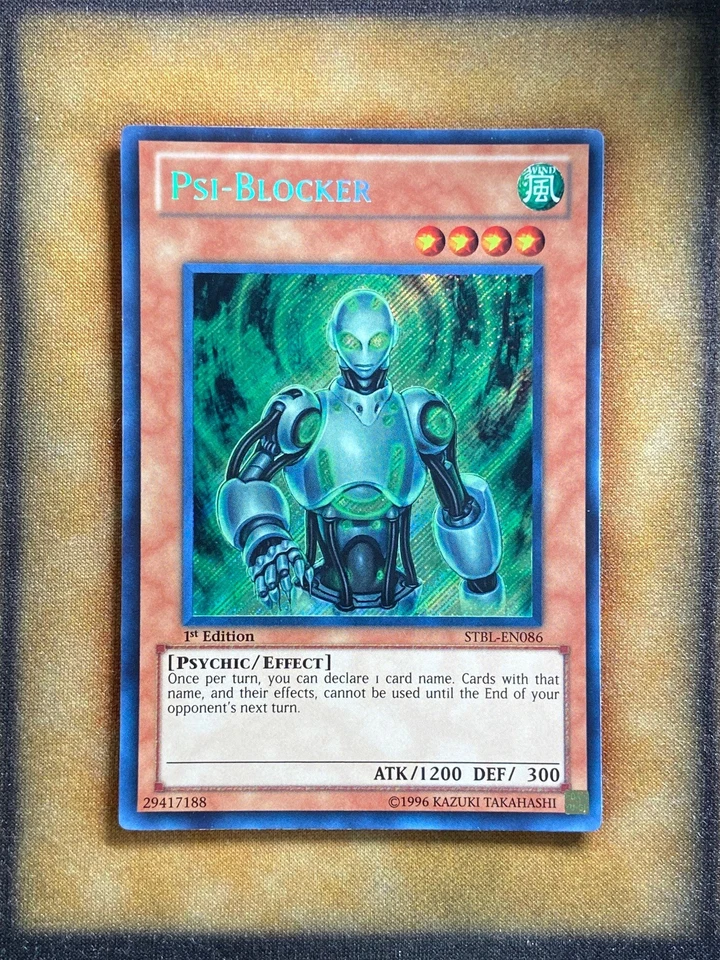 Yugioh Psi-Blocker STBL-EN086 Secret Rare 1st Ed LP - Image 1 of 1