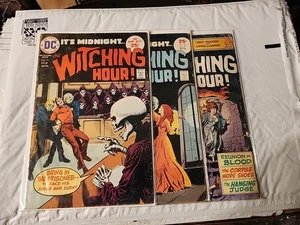 IT'S MIDNIGHT... THE WITCHING HOUR #51 56 59 DC Comics Lot Of 3 Books - Picture 1 of 3