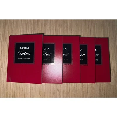 5x Pasha de Cartier Edition Noir EDT Eau de Toilette Spray Muestra para Hombres 1,5 ml Foto 1 de 3