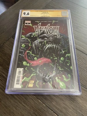 Venom #9A Stegman CGC 9,6 firmado por Donny Cates 2019 Foto 1 de 2