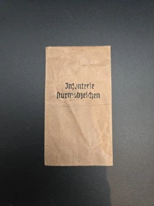 WW2 WK2 Militaria ISA Infanterie Sturmabzeichen Tüte Wilh. Deumer Nachkriegsfer. - Bild 1 von 2