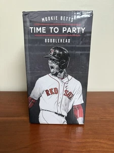 2019 MOOKIE BETTS Boston Red Sox Bobblehead TIME TO PARTY ⚾️🔥 - Picture 1 of 5