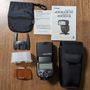 Canon Speedlite 430EX III-RT Shoe Mount Flash complete set box USED - Picture 1 of 11