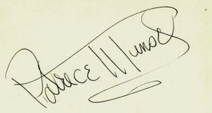 "Opera Legend" Patrice Munsel Hand Signed 3X5 Card COA - Imagen 1 de 2