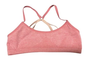 Hanes Girls Bra bralette Seamless Strappy Back Wirefree pink Size M Medium - Picture 1 of 3